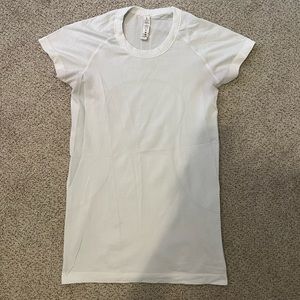Lululemon swiftly tech short sleeve shirt white